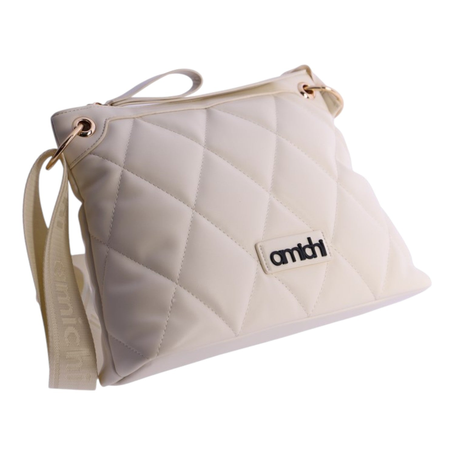 Bandolera alta Amichi Loom Marfil - KimondoShop