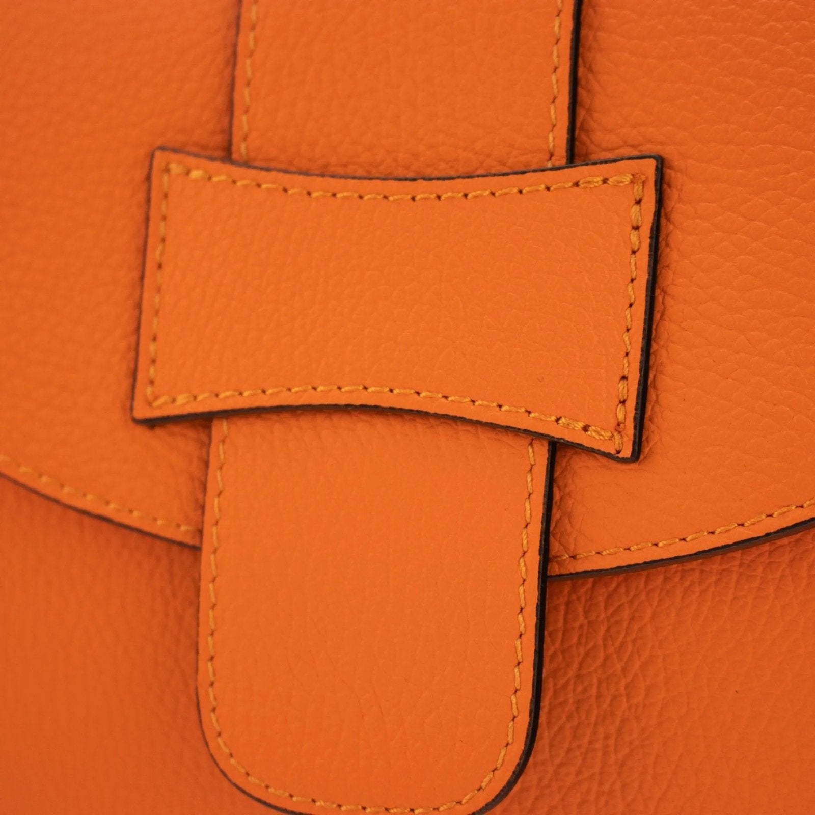 Bandolera Piel Pregato Aria Naranja - KimondoShop