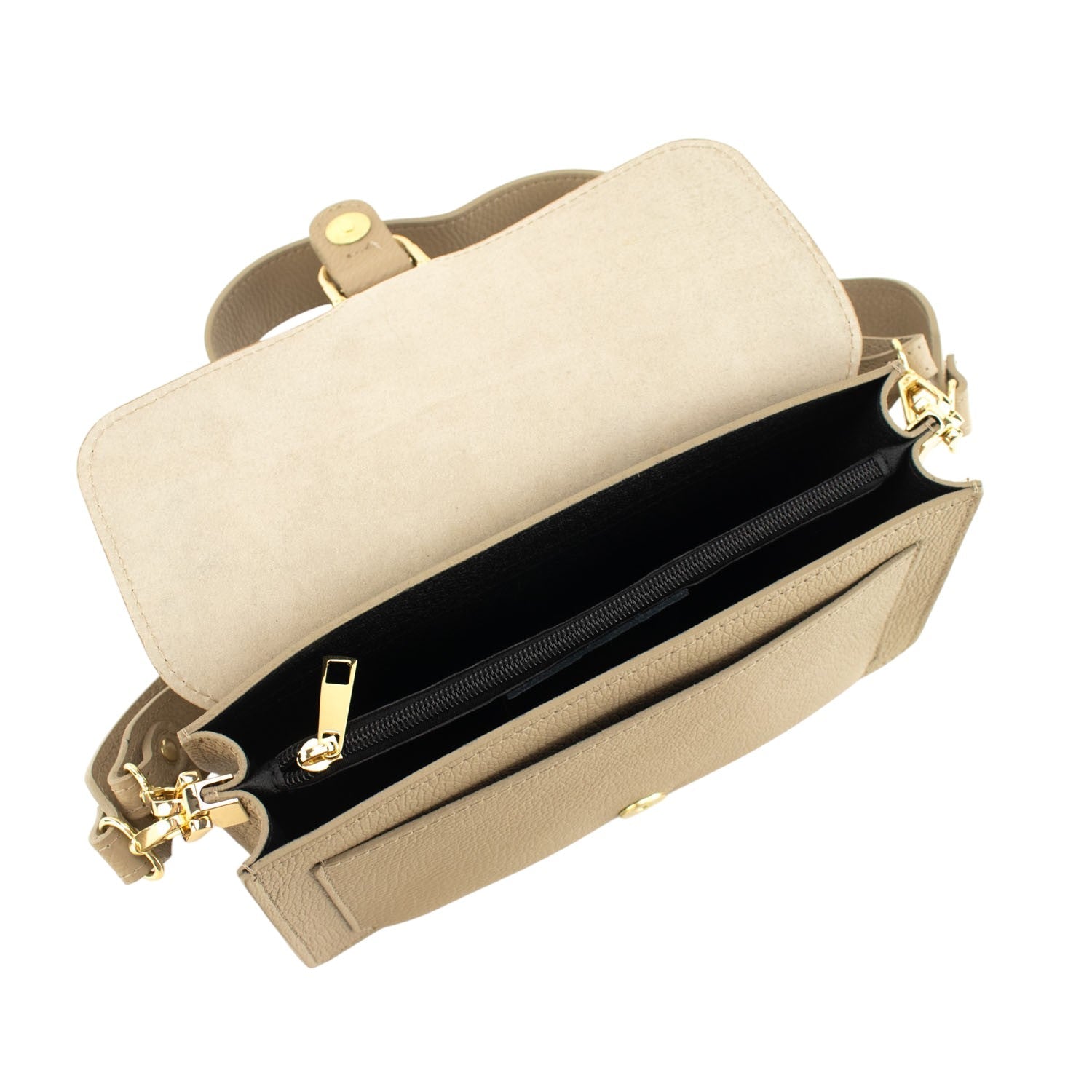 Bandolera Piel Pregato Fíbula Moka - KimondoShop