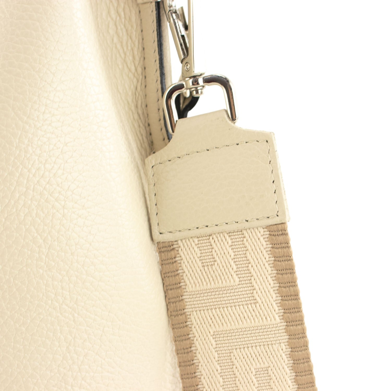 Bandolera Piel Pregato Secchio Beige - KimondoShop