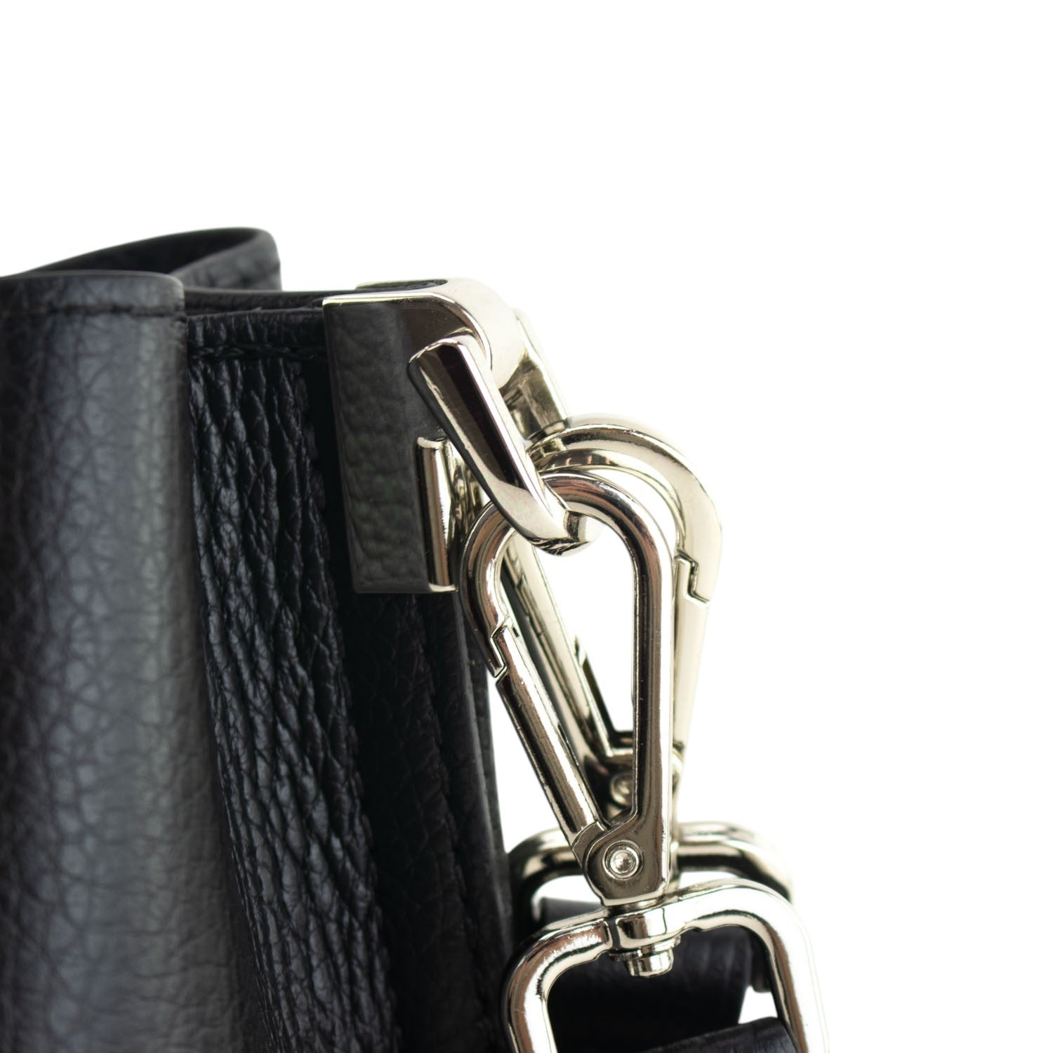 Bandolera Piel Pregato Secchio Negro cinta lisa - KimondoShop