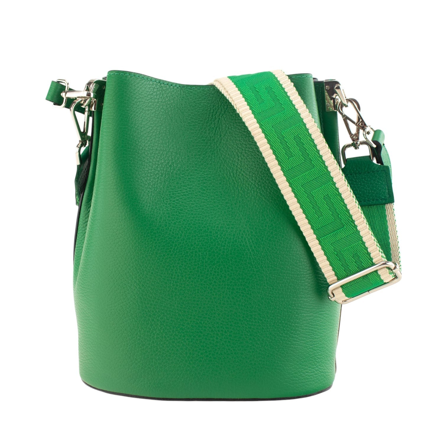 Bandolera Piel Pregato Secchio Verde Pasto - KimondoShop