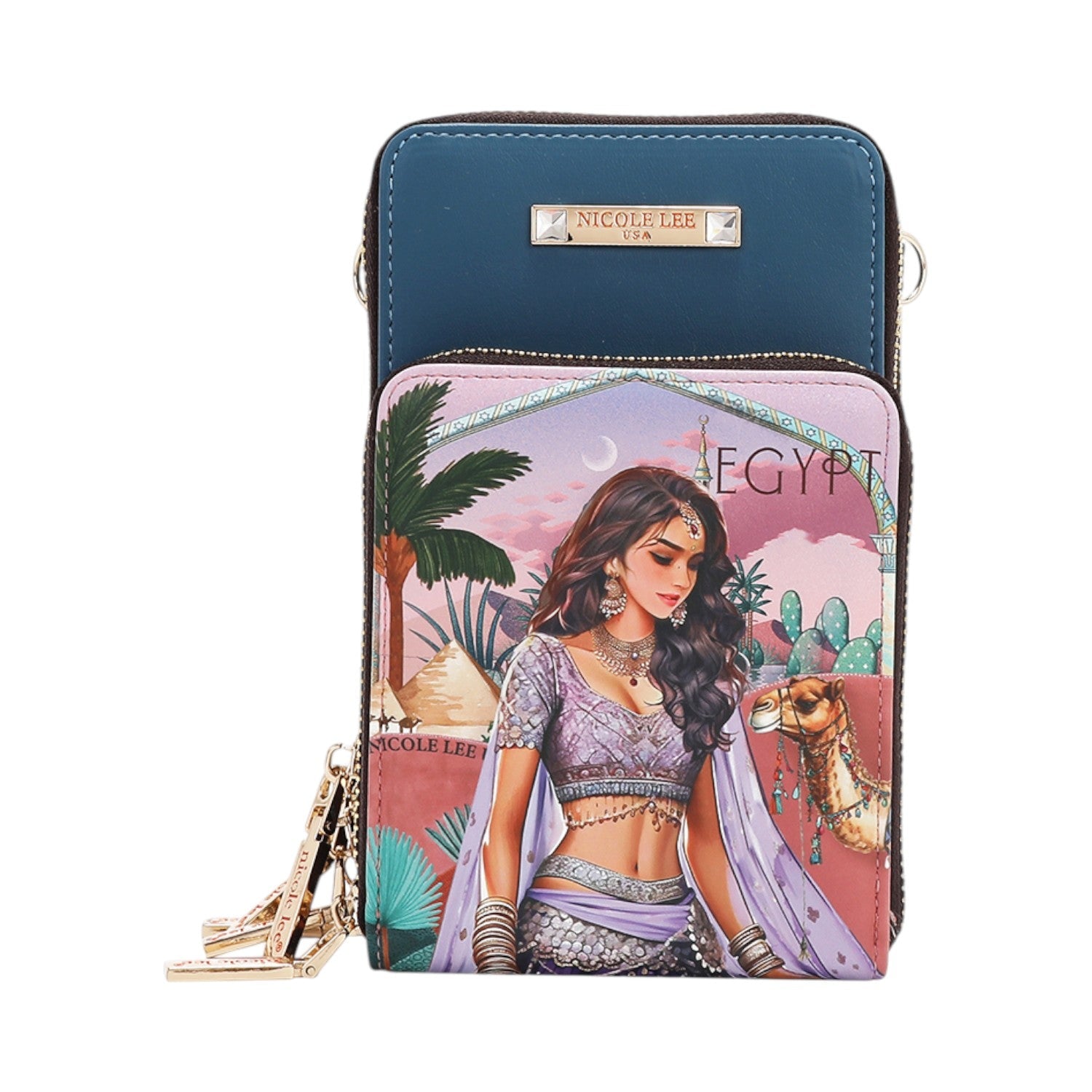 Bandolera portatodo Nicole Lee Queen Cleopatra - KimondoShop