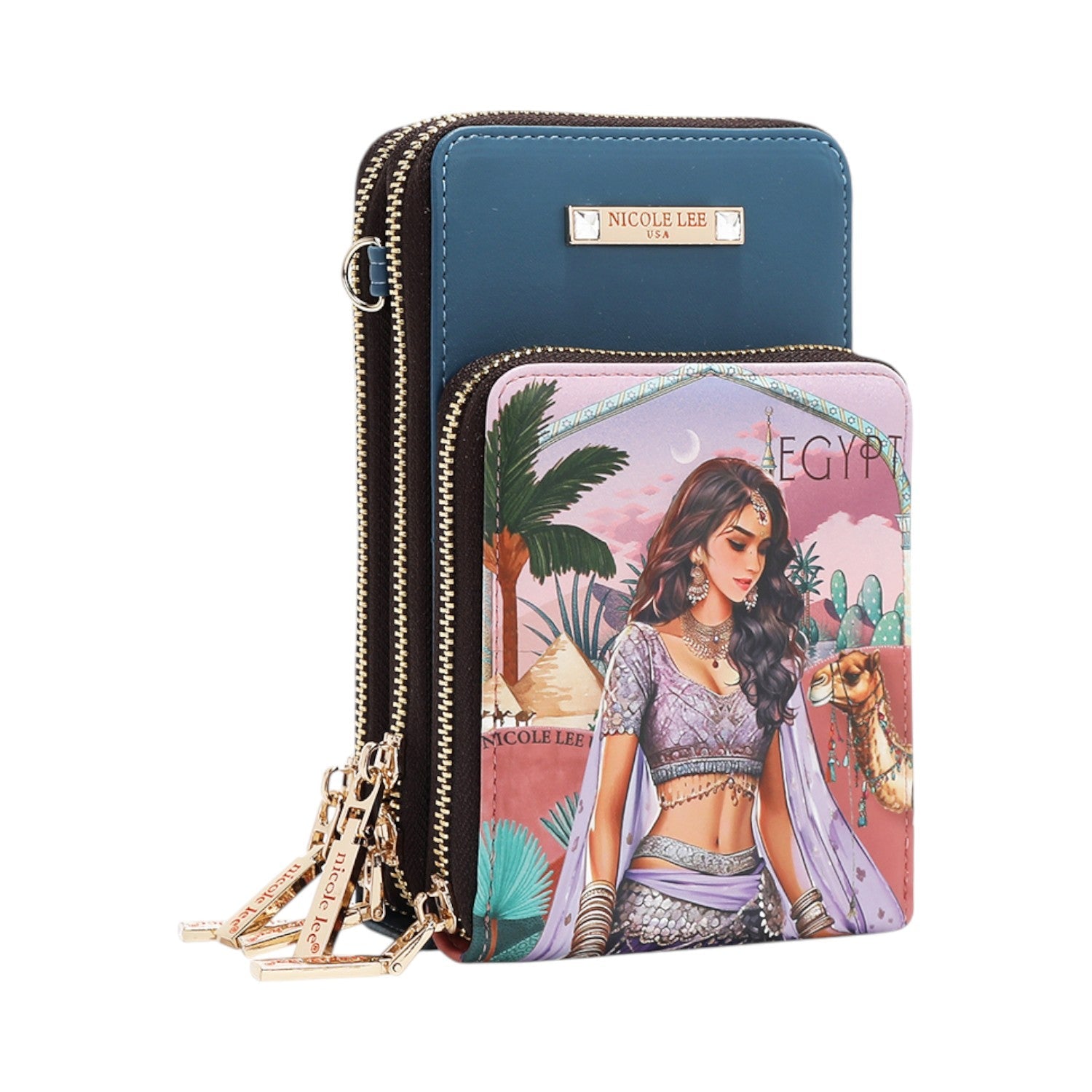 Bandolera portatodo Nicole Lee Queen Cleopatra - KimondoShop