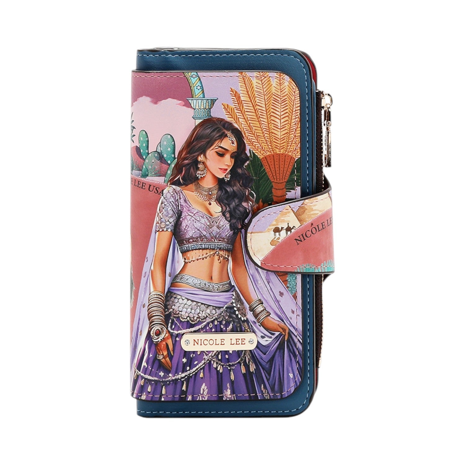 Billetero plegable Nicole Lee Queen Cleopatra - KimondoShop