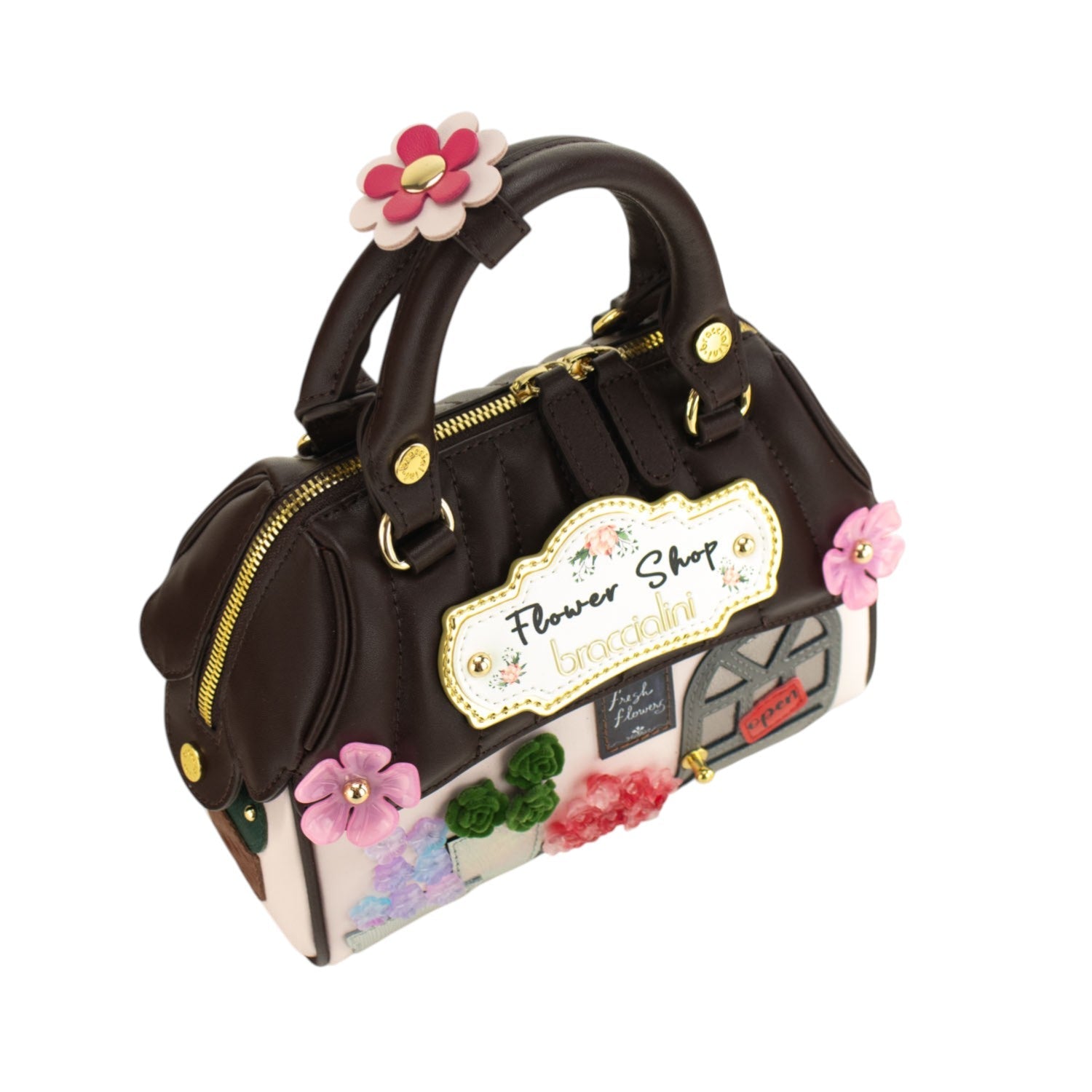 Bolso de mano Braccialini Shape Flower Shop - KimondoShop