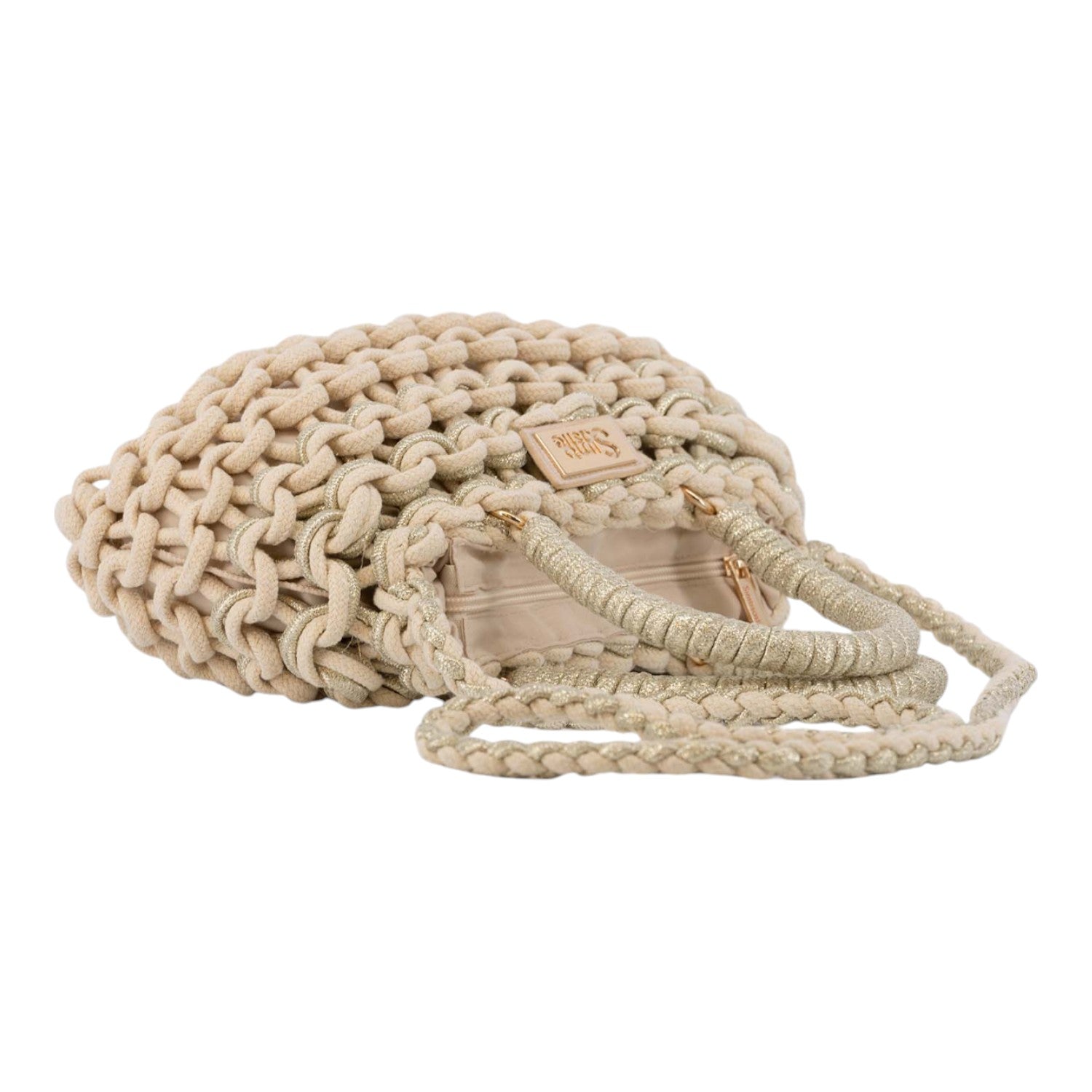 Bolso de mano Cecile Simosastre Beige - KimondoShop