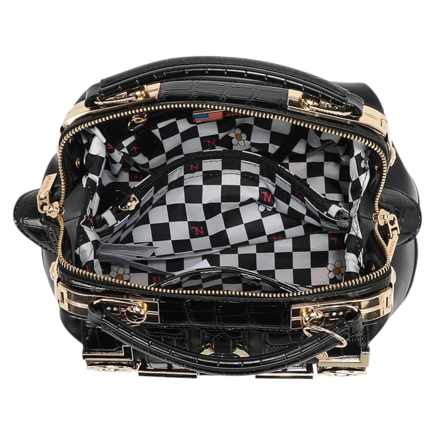 Bolso de mano Nicole Lee Calista Plata - KimondoShop
