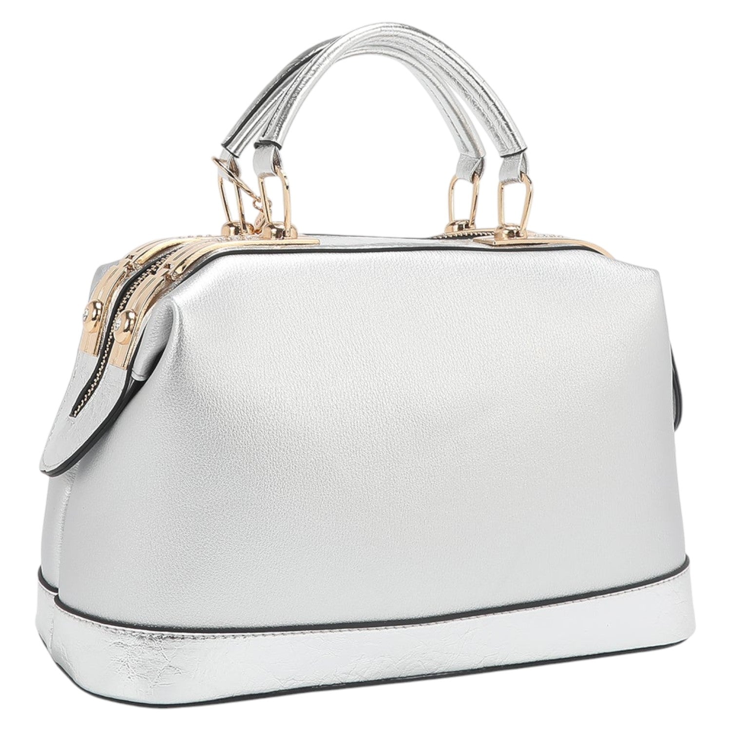 Bolso de mano Nicole Lee Calista Plata - KimondoShop