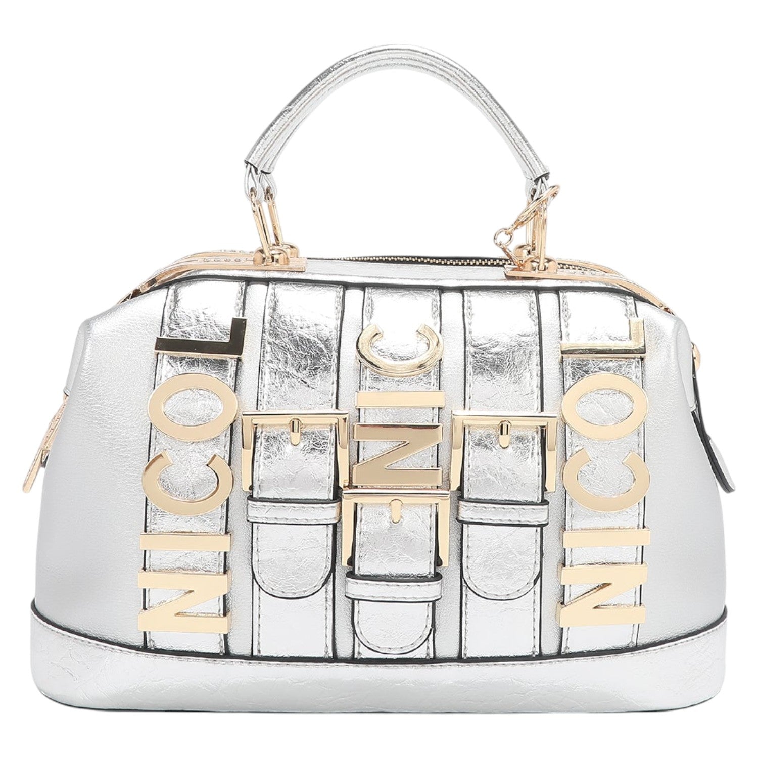 Bolso de mano Nicole Lee Calista Plata - KimondoShop