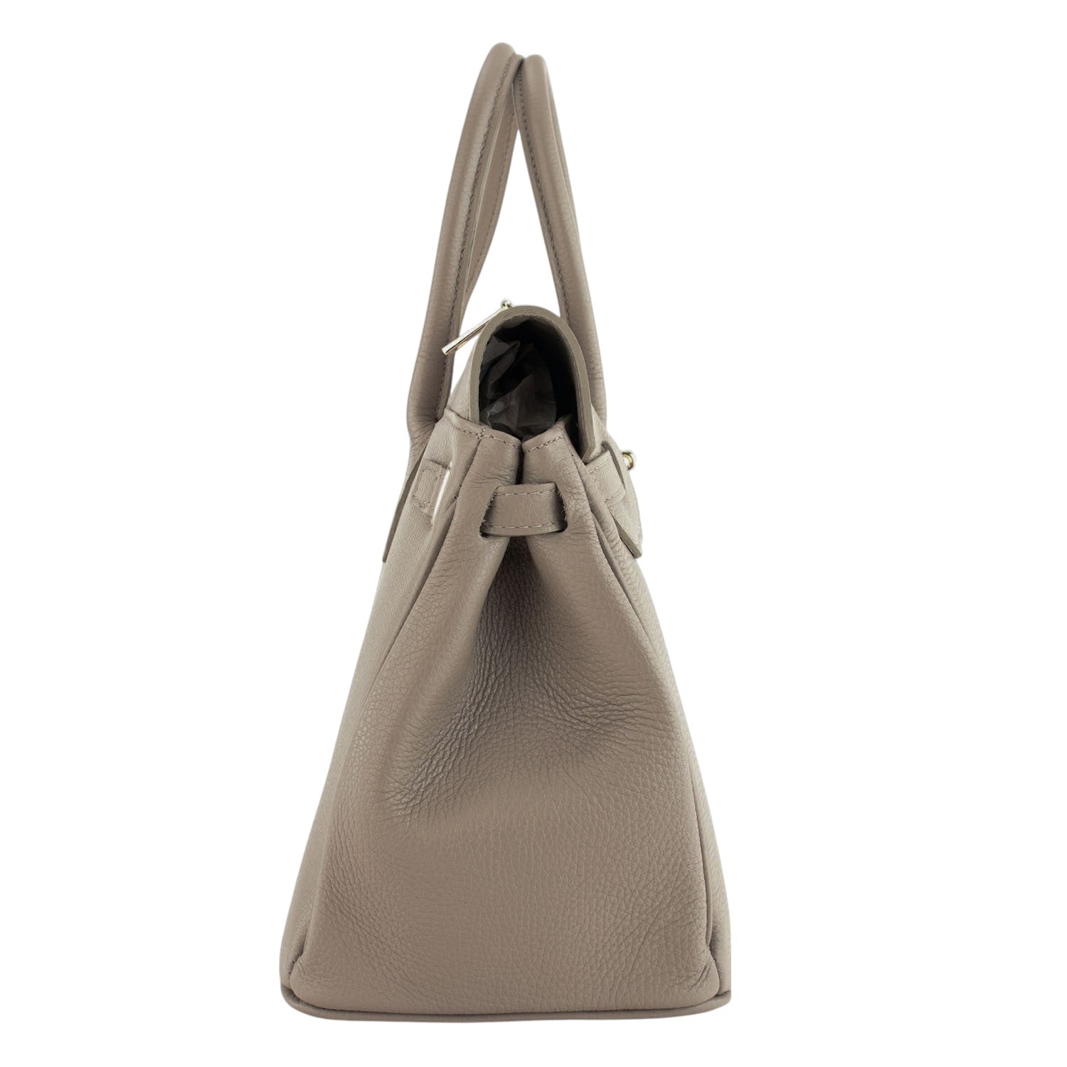 Bolso de Piel Pregato Juliette Taupe claro - KimondoShop