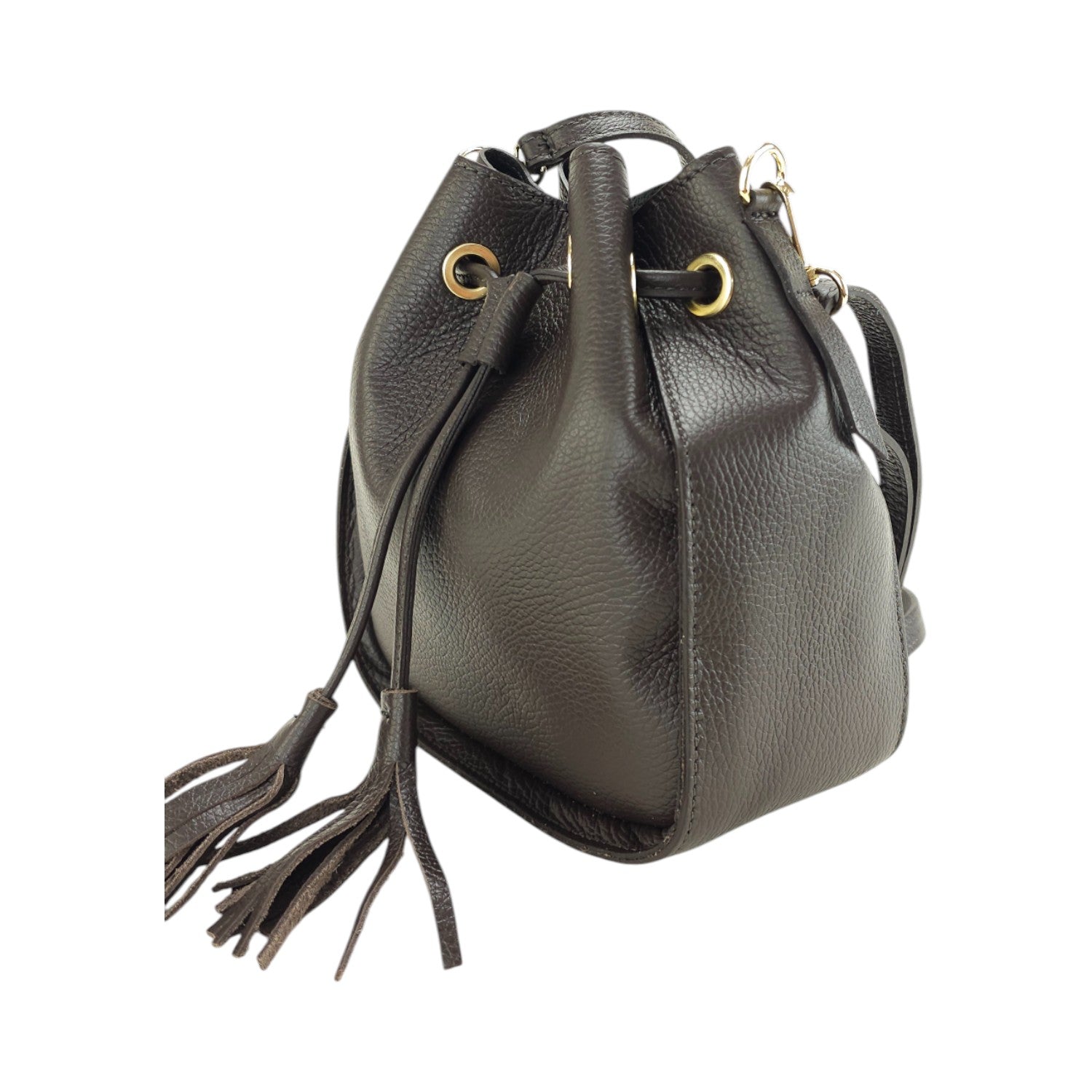 Bolso en Piel Pregato Laguna Chocolate - KimondoShop