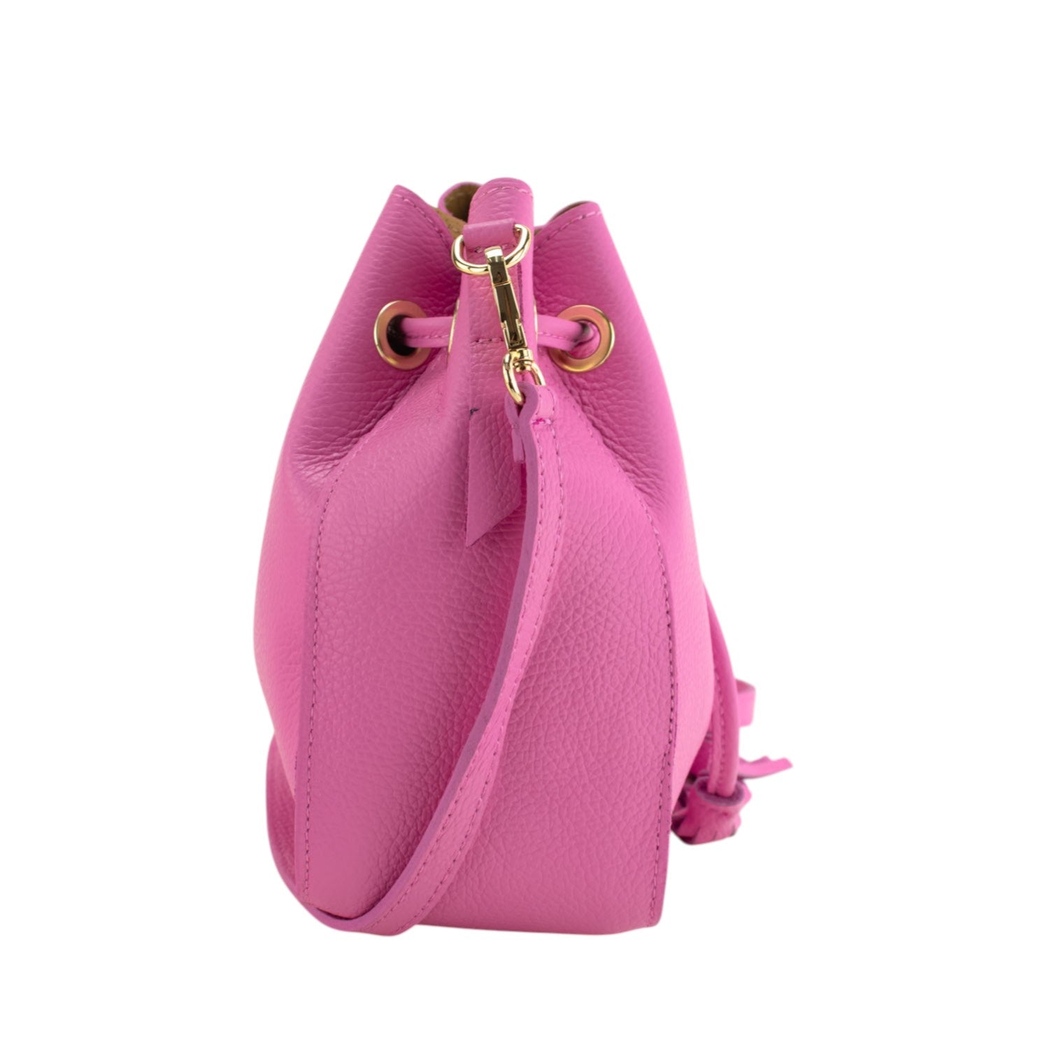 Bolso en Piel Pregato Laguna Rosa chicle - KimondoShop