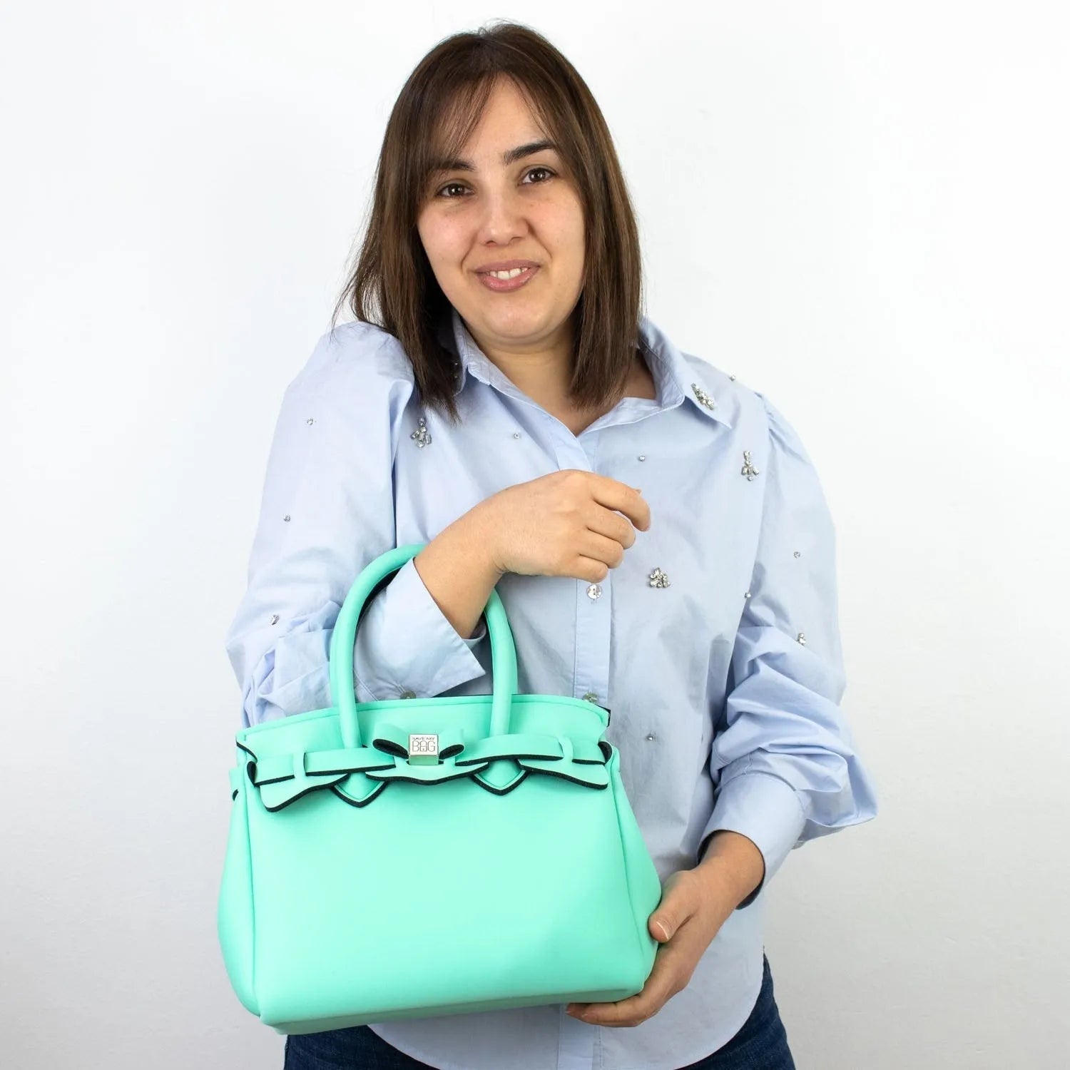 Bolso Petite Miss Save My Bag Colors Verde Salvia - KimondoShop