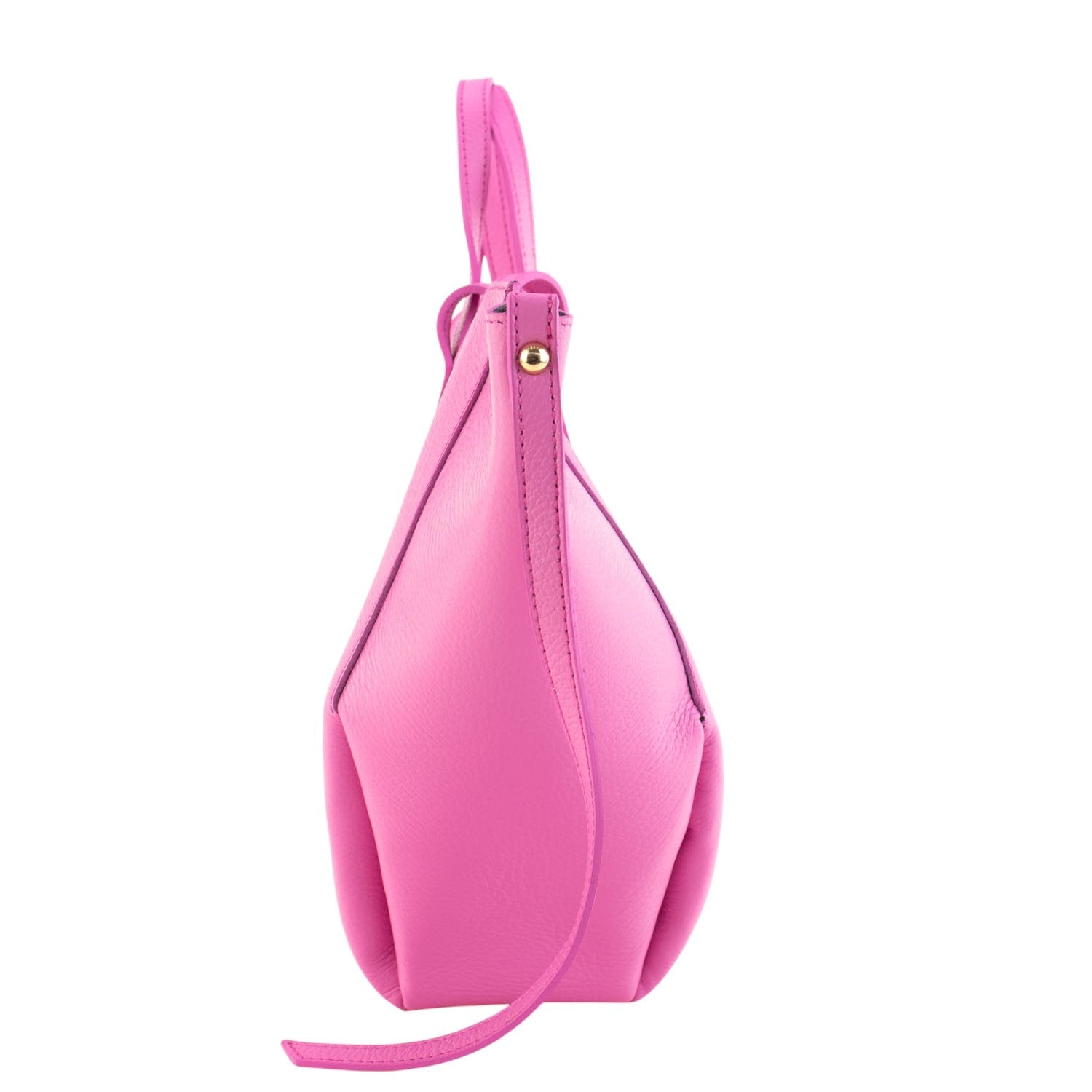 Bolso shopper Piel Pregato Venetto Soft Rosa chicle - KimondoShop