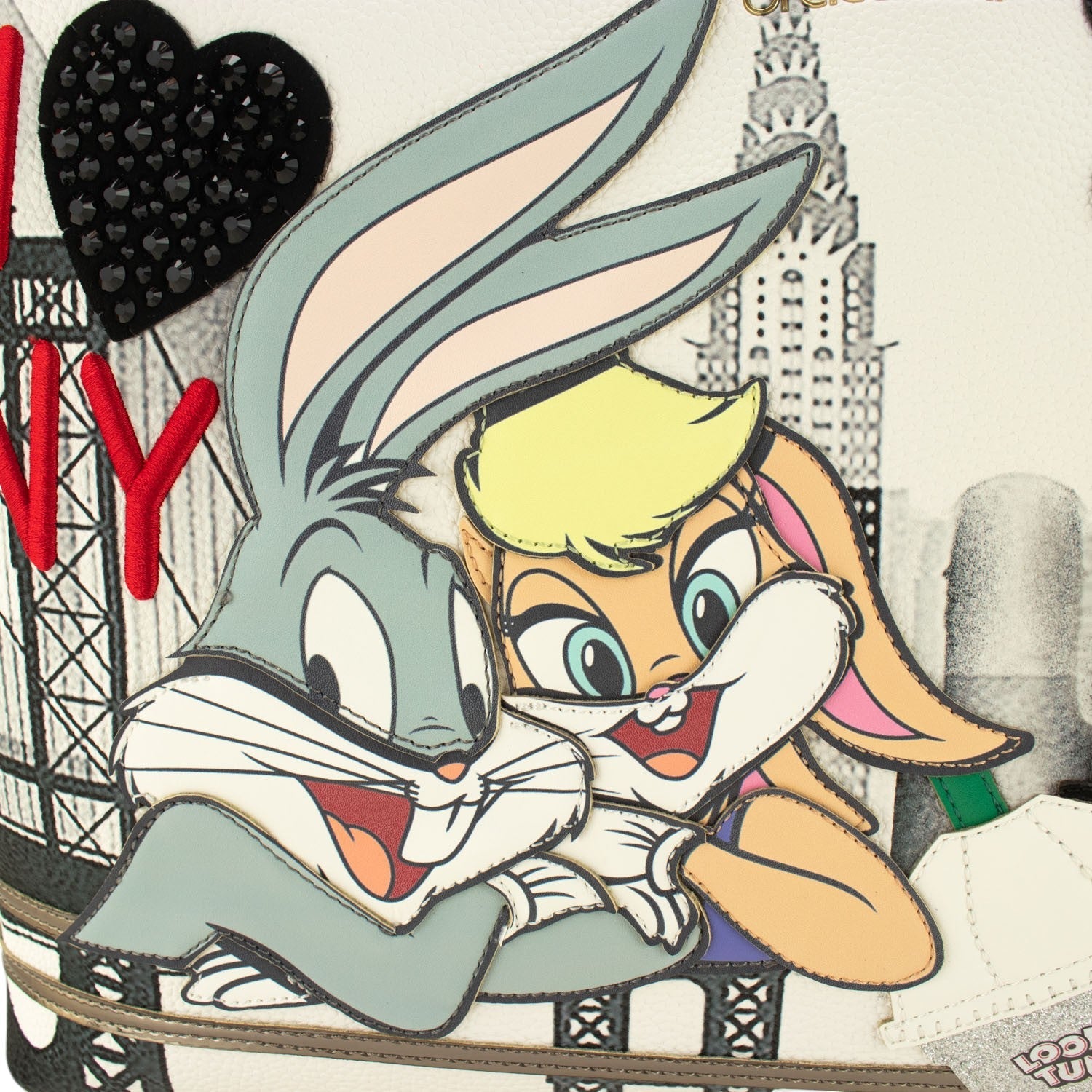 Bolso tote Braccialini Looney Tunes Bugs Bunny & Lola Bunny - New York - KimondoShop