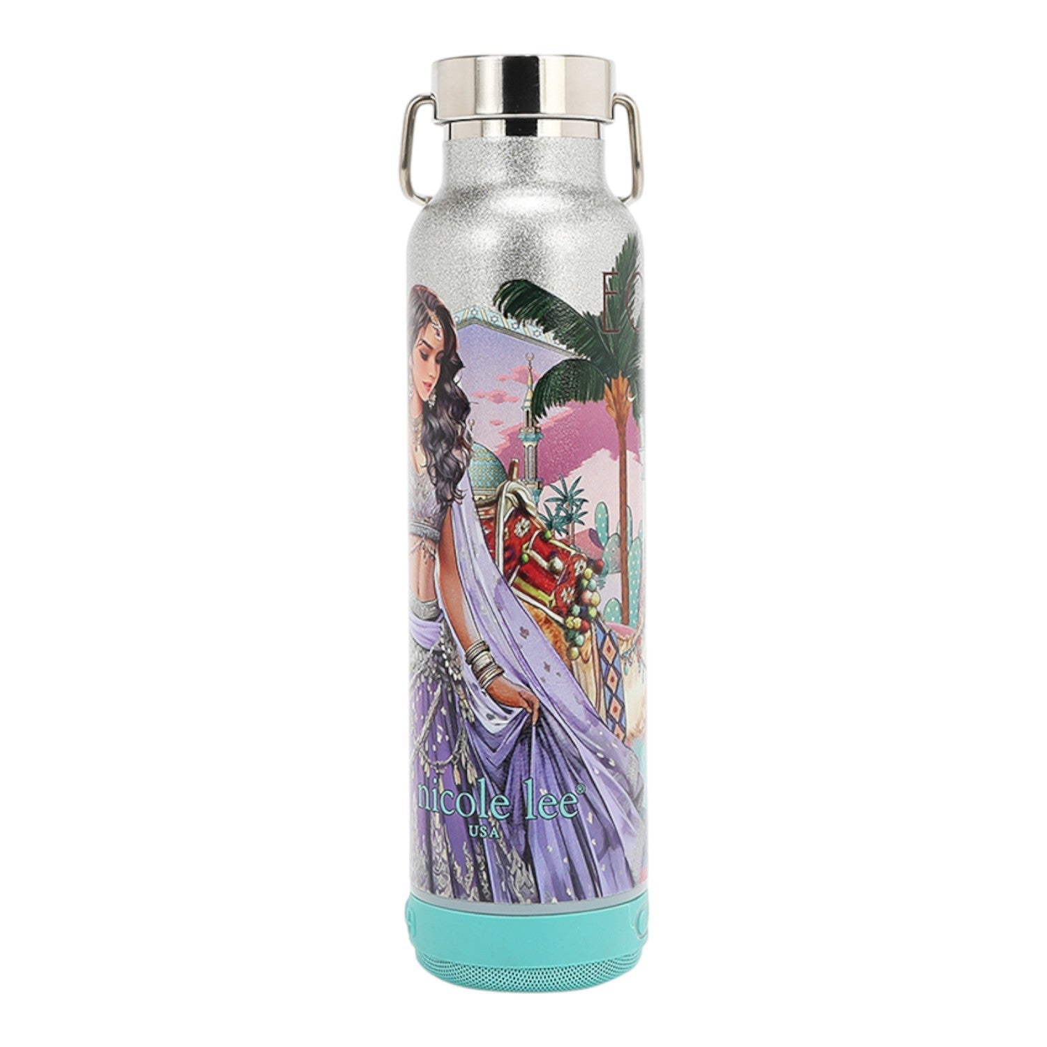 Botella térmica con altavoz bluetooth Nicole Lee Queen Cleopatra - KimondoShop