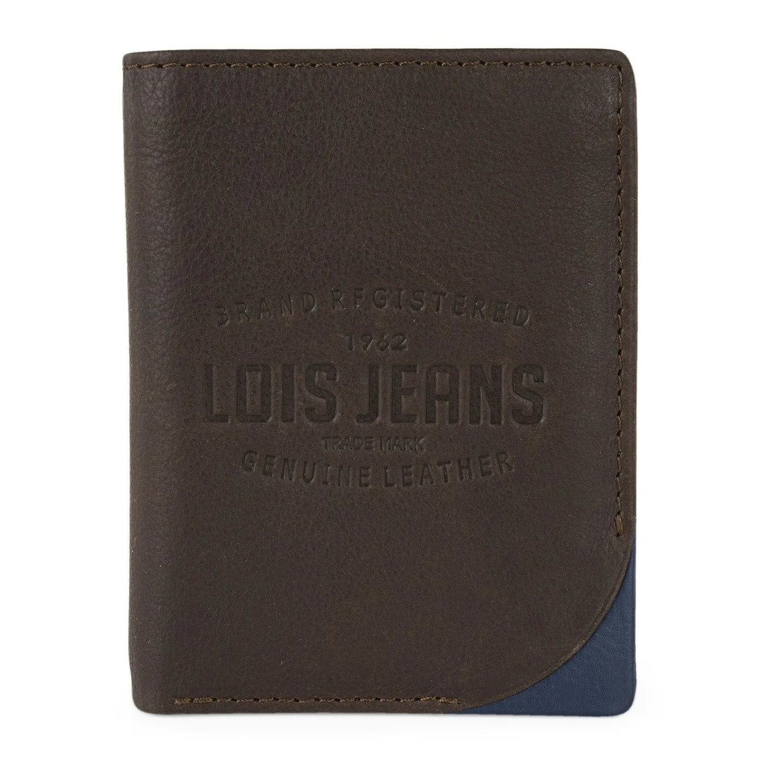Cartera de piel hombre vertical Lois Kingston - KimondoShop
