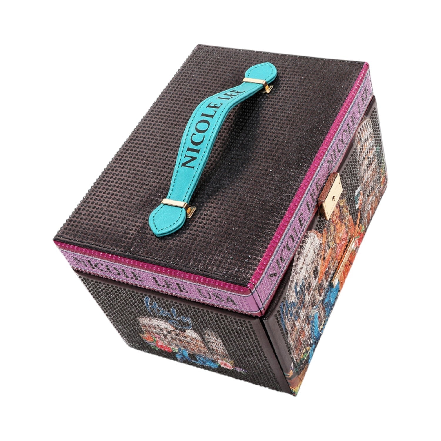 Joyero grande con pedrería Nicole lee Martha Travels Italy - KimondoShop