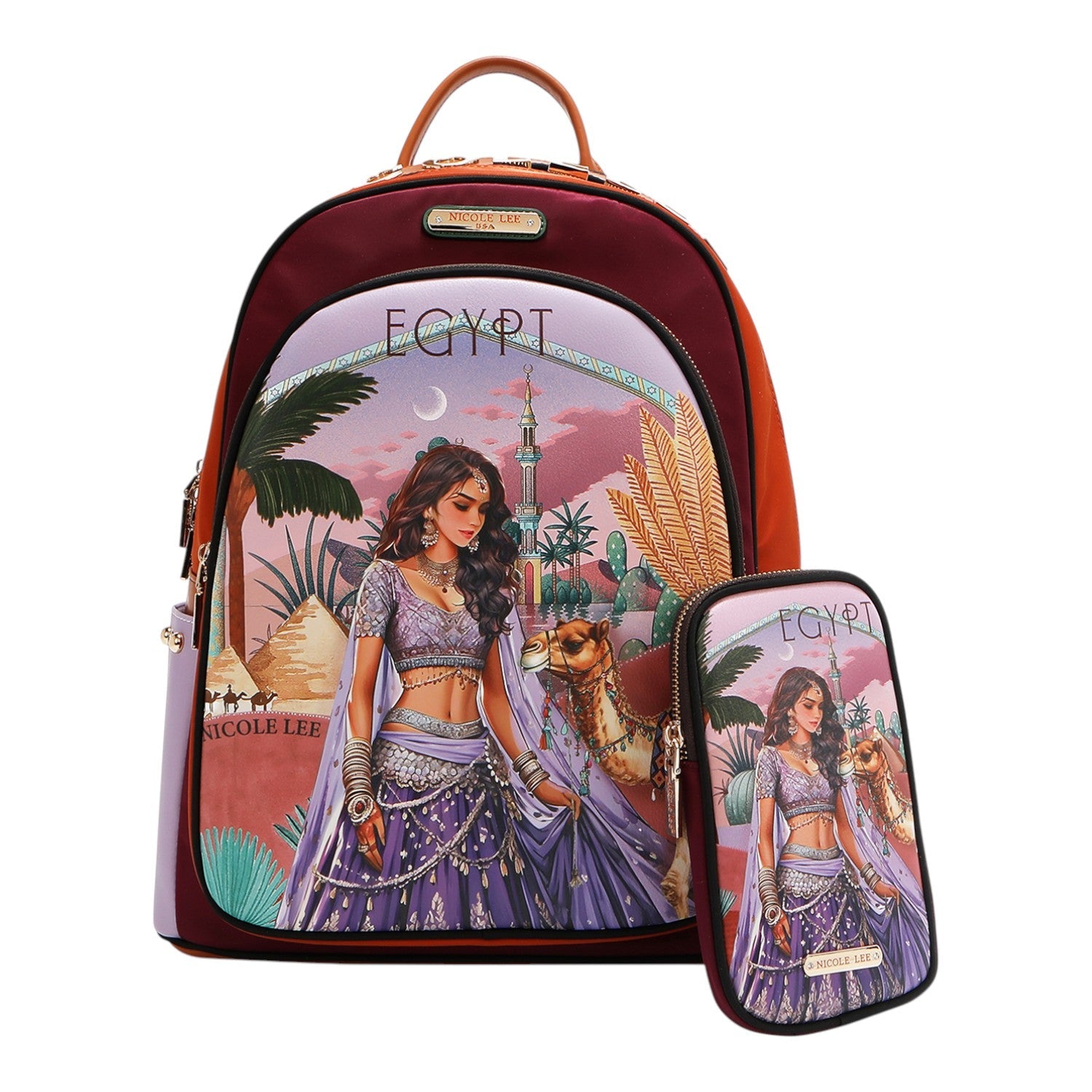 Mochila grande Nicole Lee Queen Cleopatra - KimondoShop