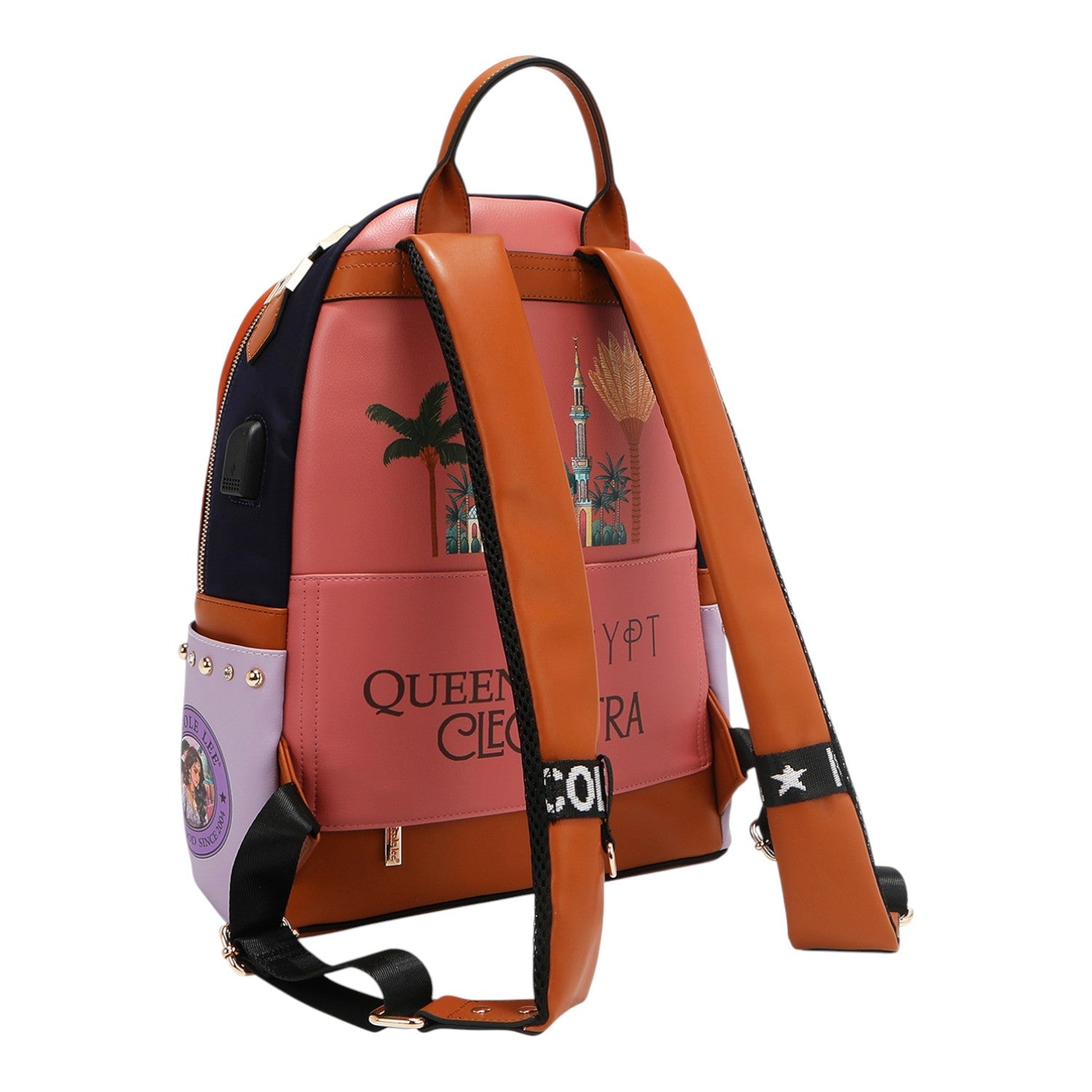 Mochila grande Nicole Lee Queen Cleopatra - KimondoShop