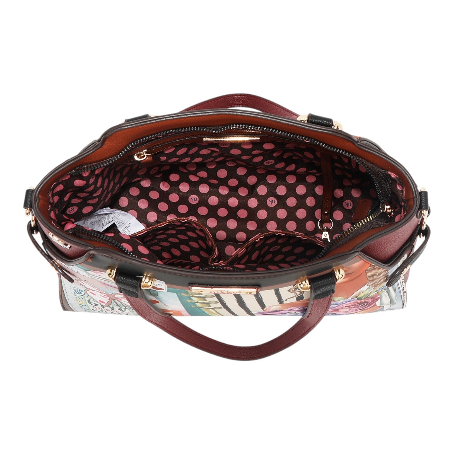Set 3 piezas bolso shopper, bolso y billetero Nikky Nostalgia - KimondoShop