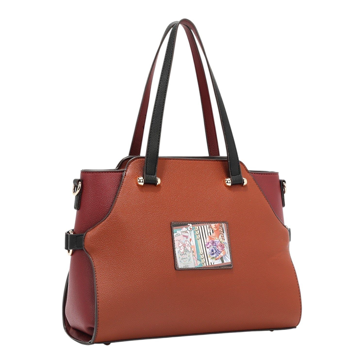 Set 3 piezas bolso shopper, bolso y billetero Nikky Nostalgia - KimondoShop