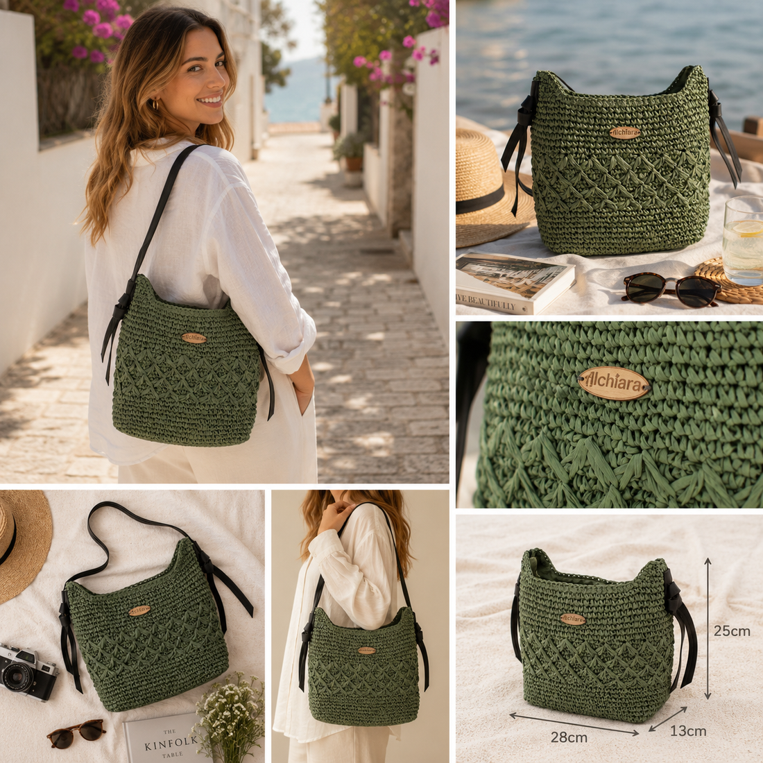 Bandolera Alchiara Elysia Verde