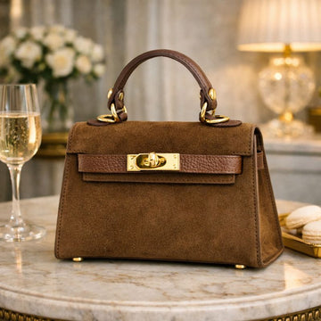 Bolso en Piel Pregato mini Latenza Ante Cuero