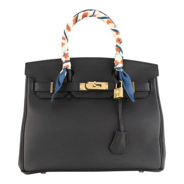 Bolso de mano Pregato Verona Gold Negro · 35cm