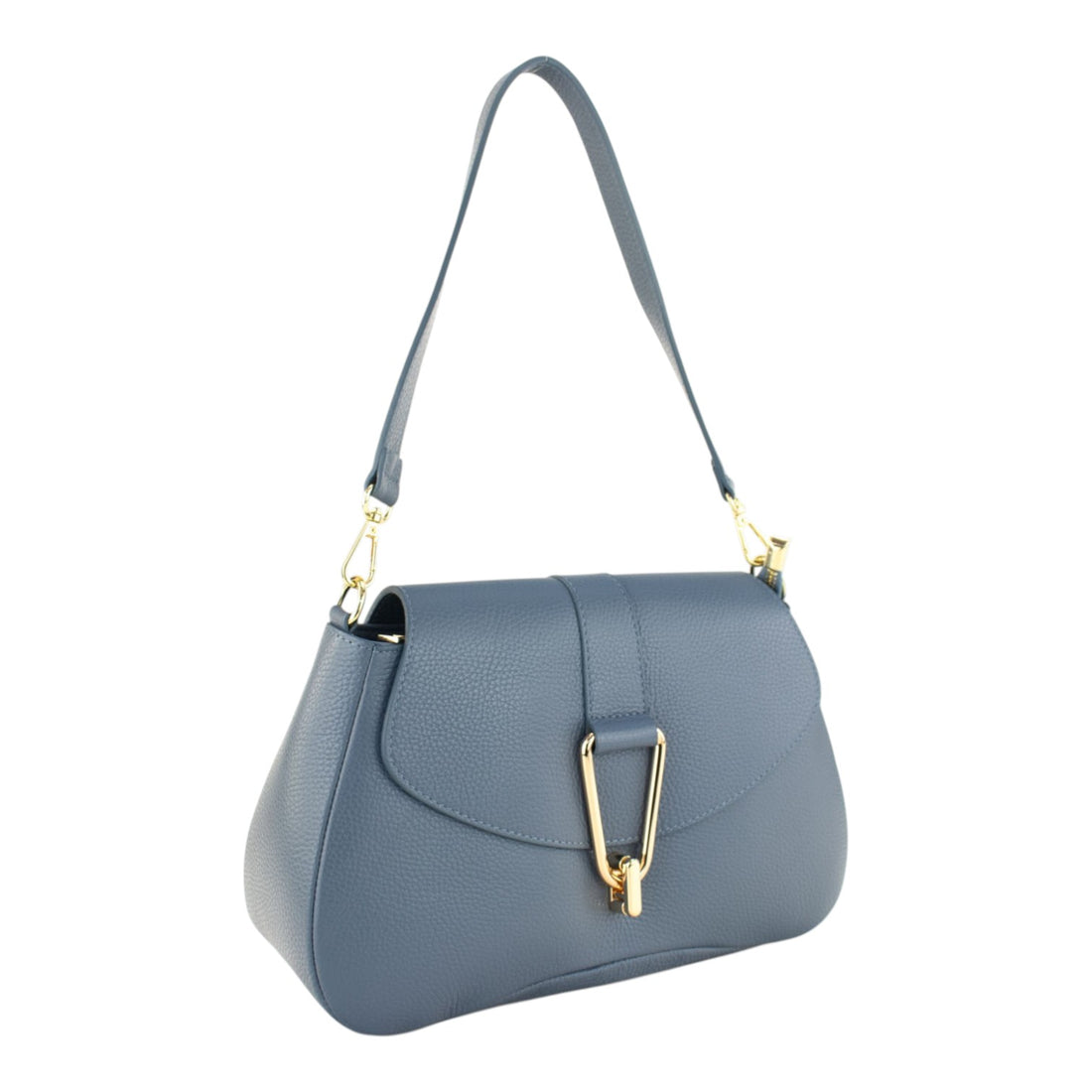 Bolso en Piel Pregato Arezzo Azul jeans