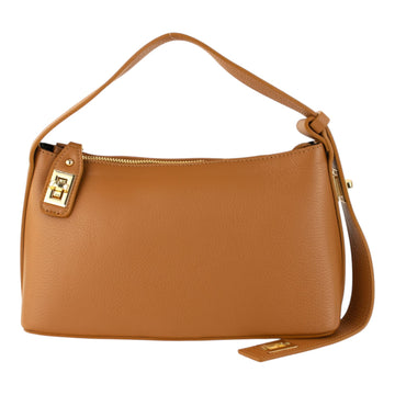 Bolso en Piel Pregato Isabella Camel