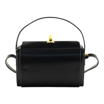 Bolso en piel Pregato Bianca Negro