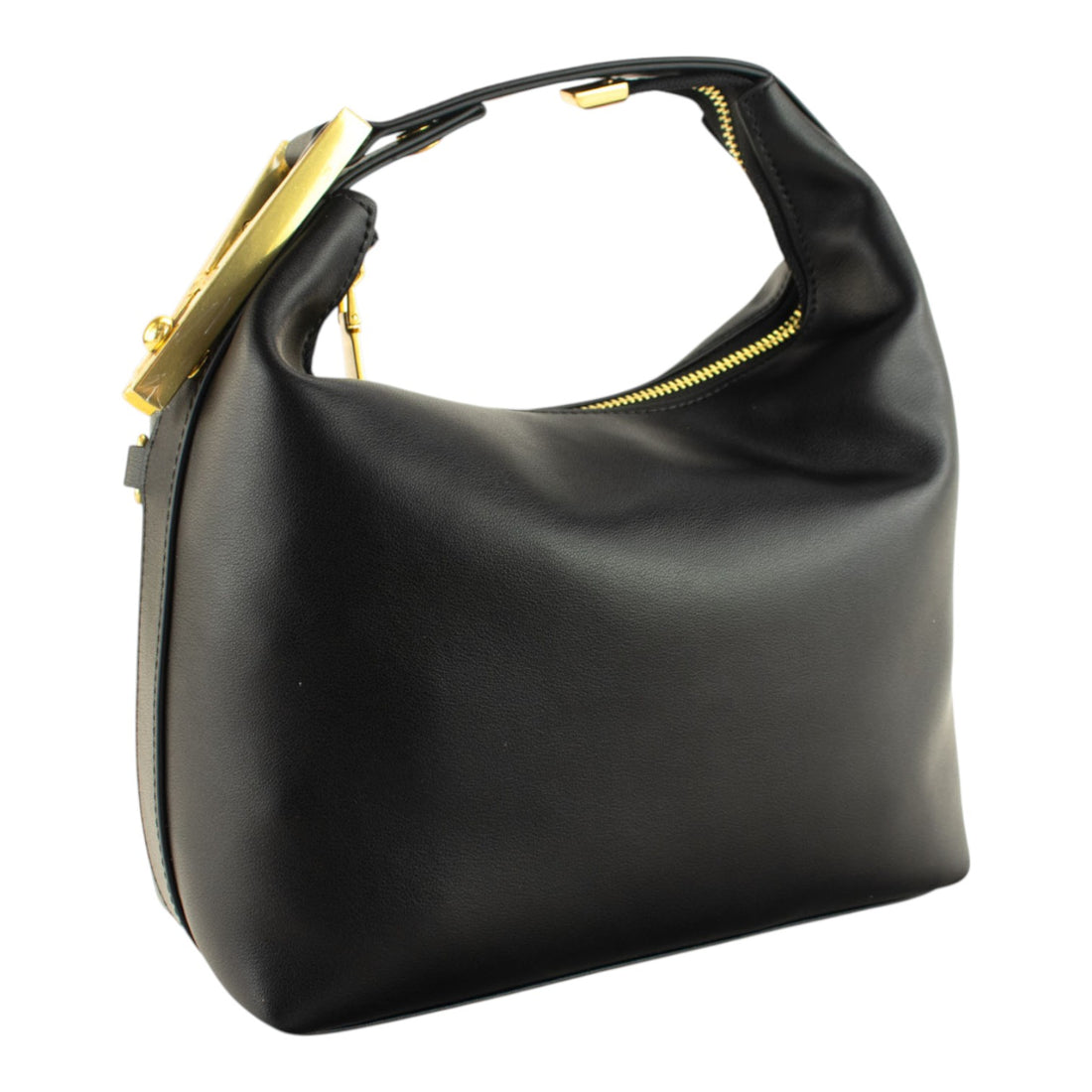 Bolso en piel Pregato Stella Negro