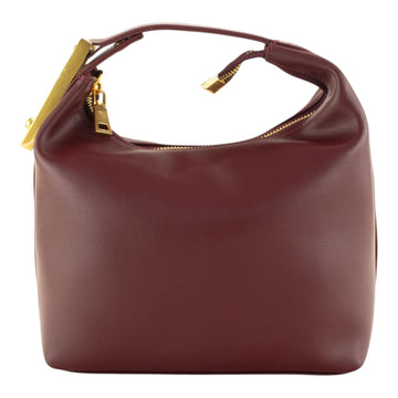 Bolso en piel Pregato Stella Burdeos