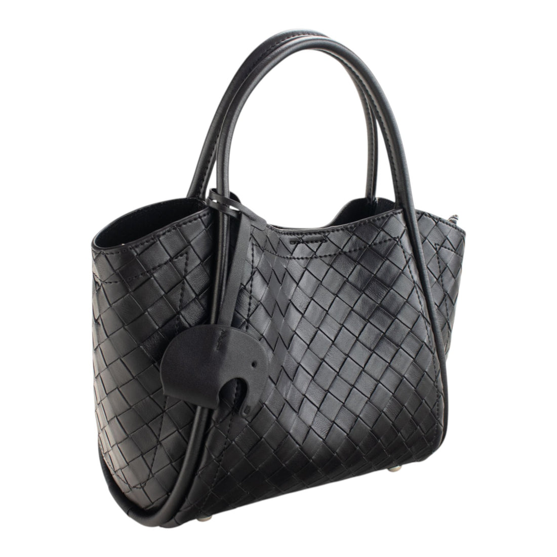 Bolso en Piel Pregato Selvora Negro