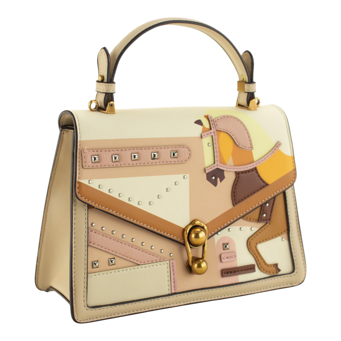 Bolso de mano Alchiara Muse Beige