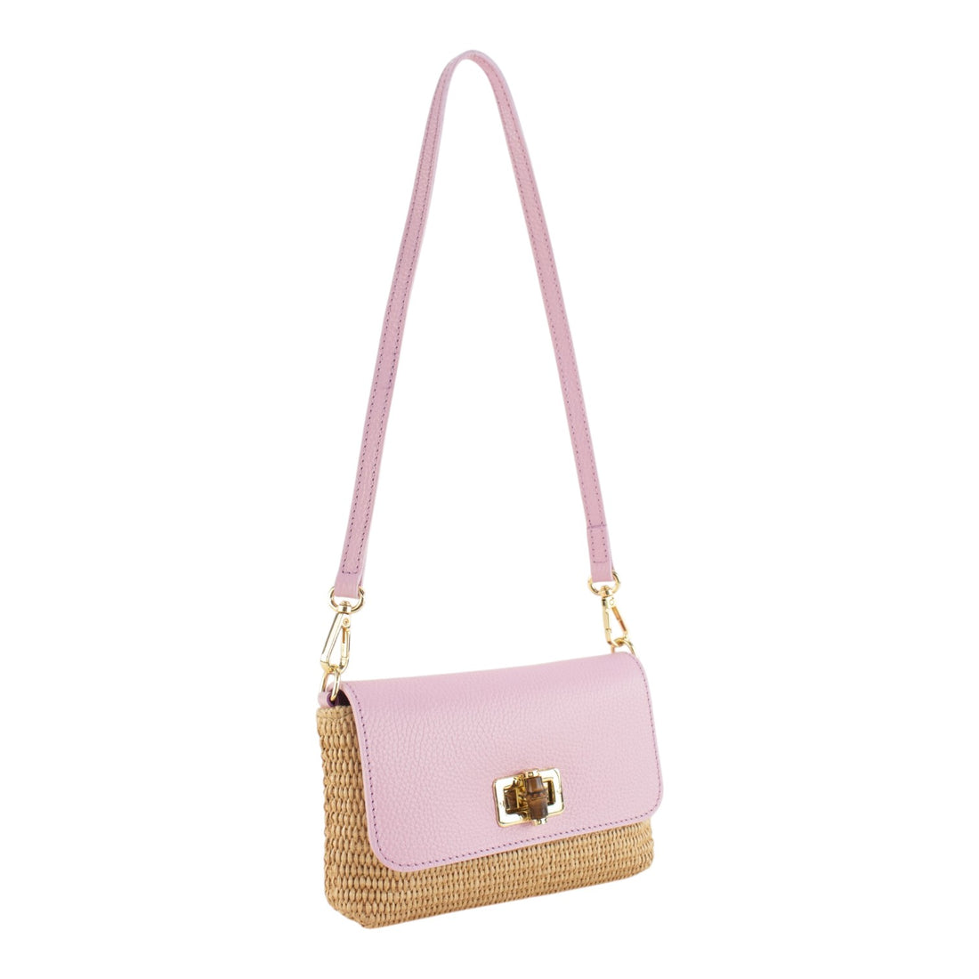 Bandolera en piel Pregato Marena Rosa