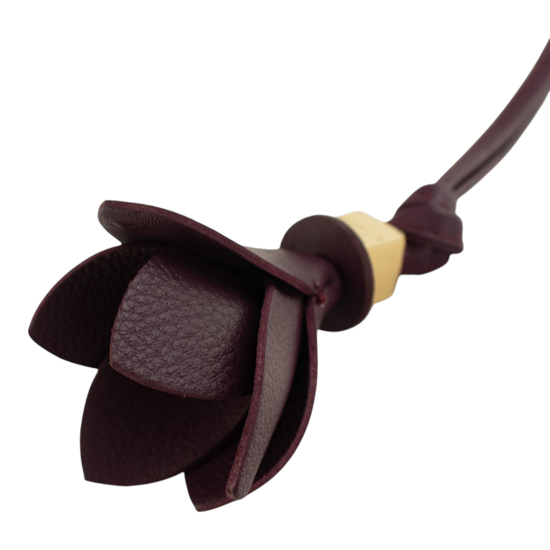 Charm para bolso Pregato Flor Burdeos