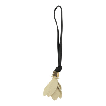 Charm para bolso Pregato Flor Beige y Negro