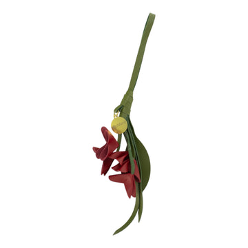 Charm para bolso Alchiara Floral Rojo y Verde