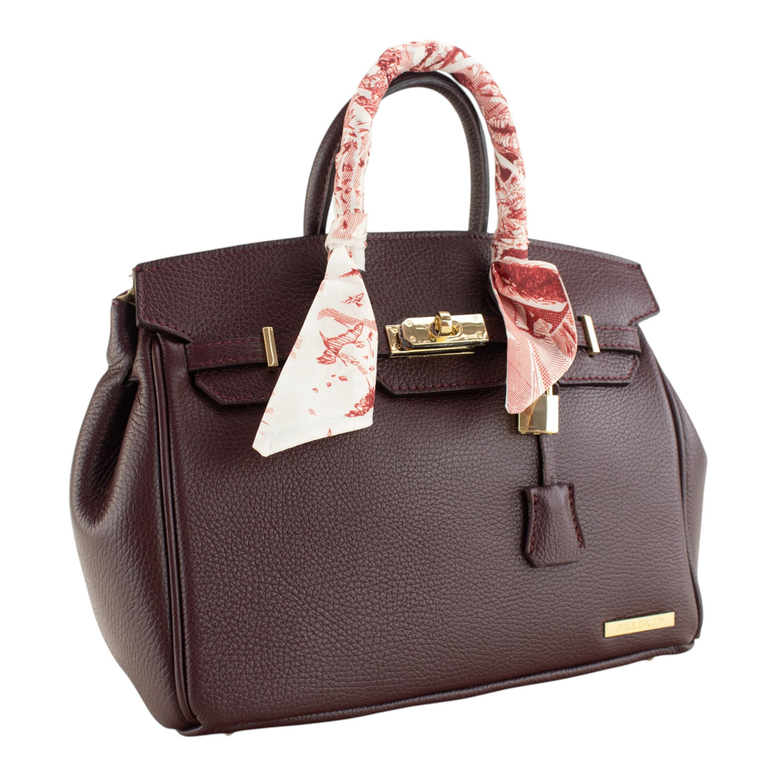 Bolso de mano Pregato Verona Burdeos