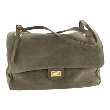 Maxi Bolso de piel Pregato Flat Bag Ravenna Ante Taupe