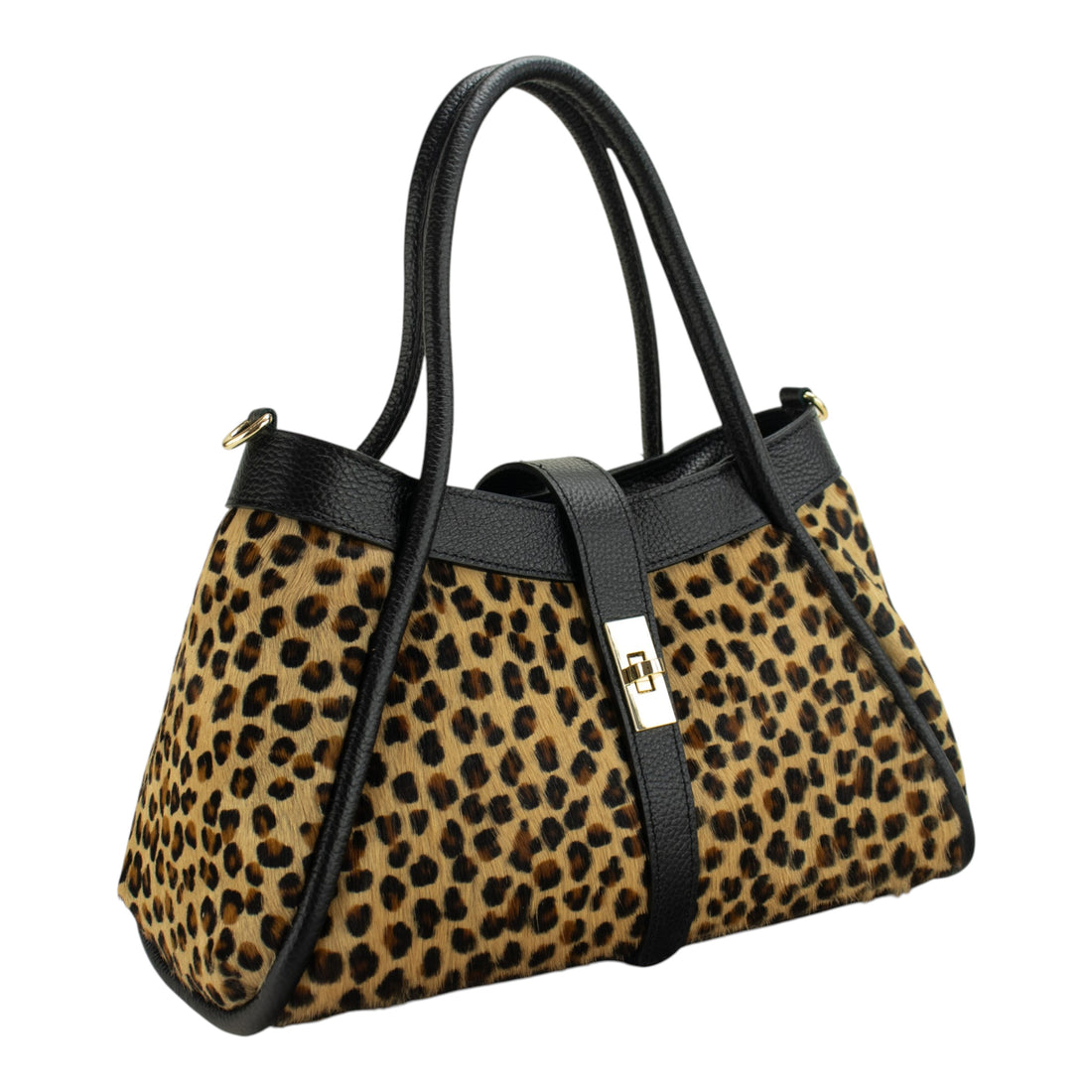 Bolso de piel Pregato Pralina Guepardo