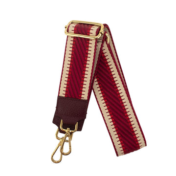 Cinta ajustable para Bolso Pregato Premium Rojo Dorado