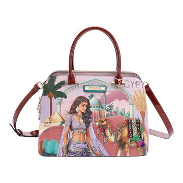 Bolso Satchel Nicole Lee Queen Cleopatra