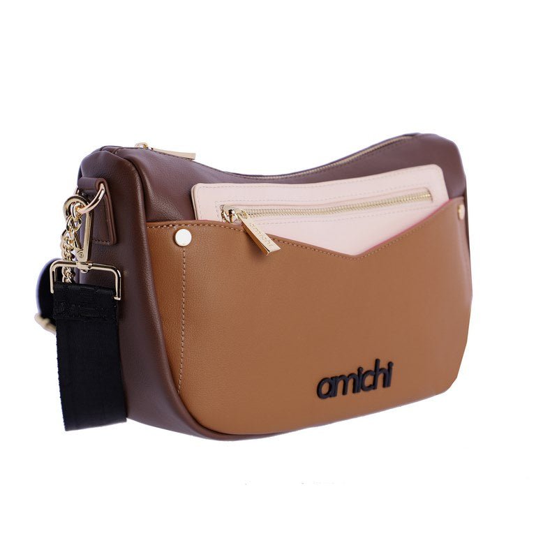 Bandolera Amichi New York Marrón - KimondoShop