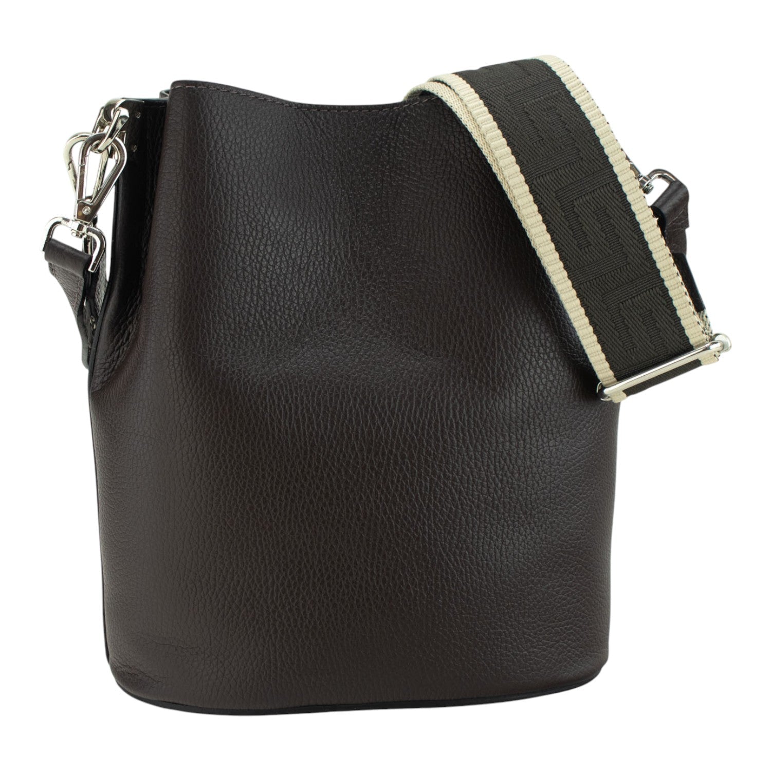 Bandolera Piel Pregato Secchio Chocolate - KimondoShop