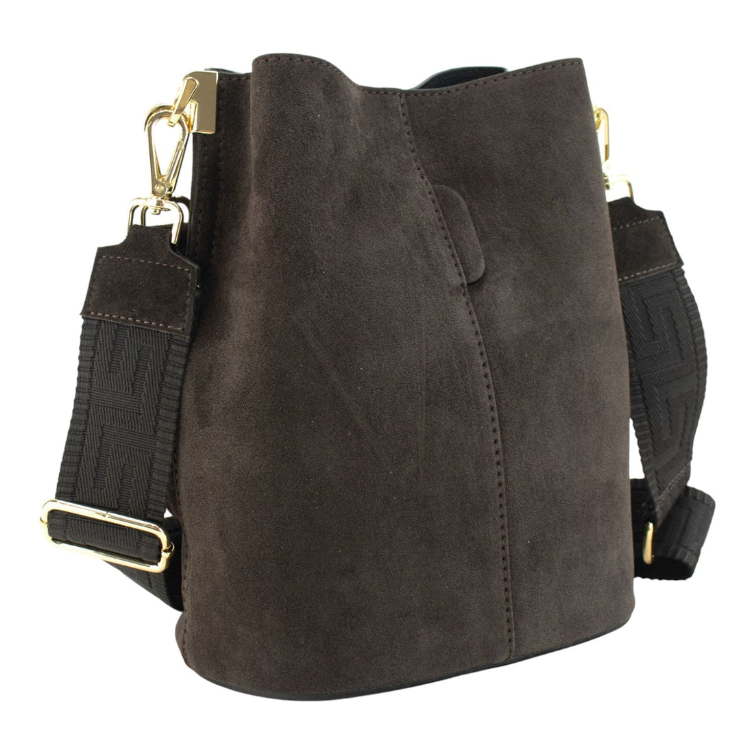 Bandolera Piel Pregato Secchio Peach Chocolate - KimondoShop