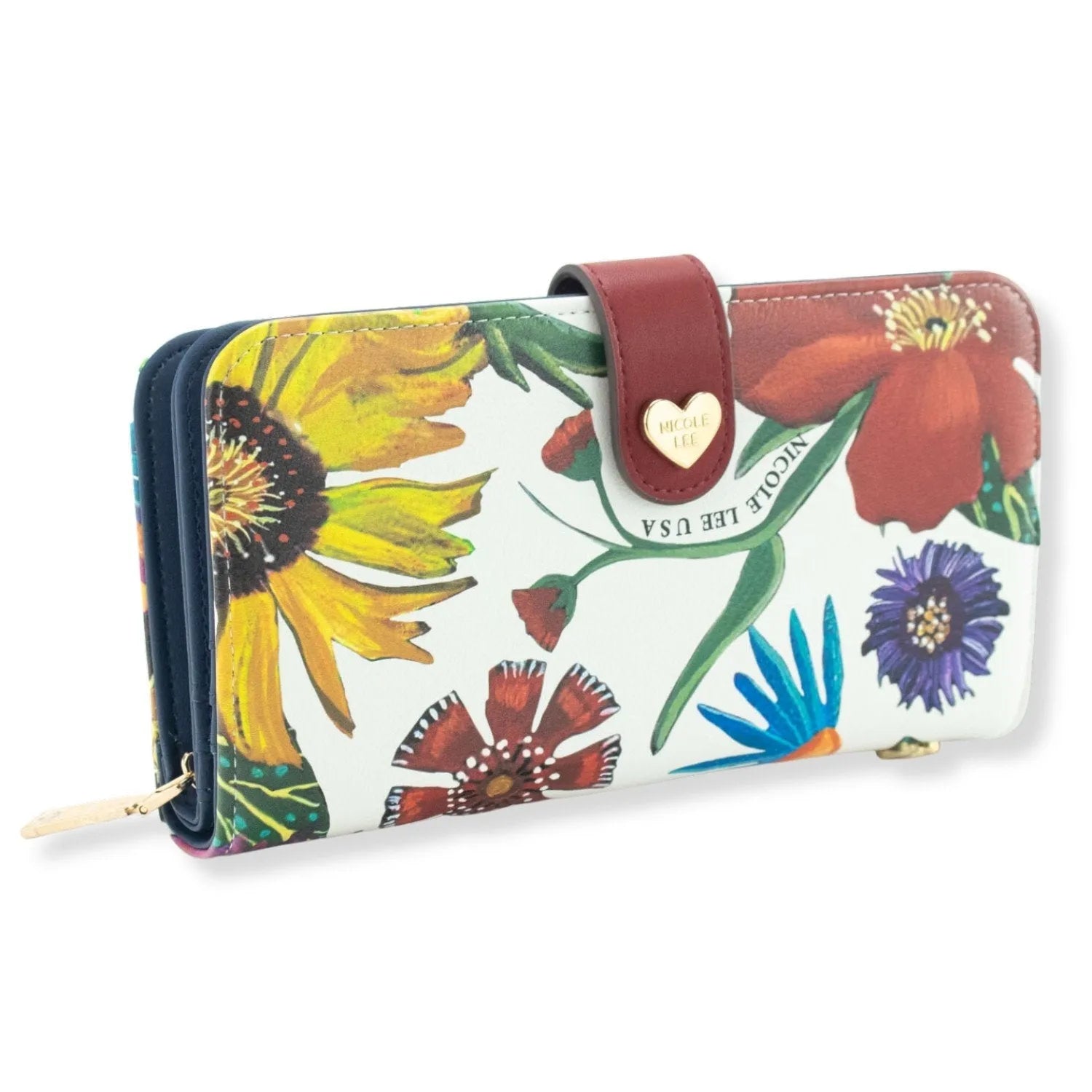 Billetero grande Nicole Lee Butter Flower - KimondoShop